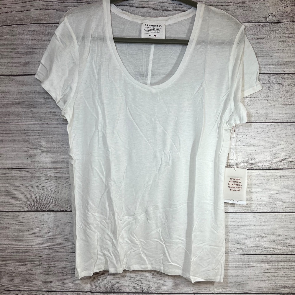 THE BEGINNING OF...CHARLOTTE SLOUCHY TEE (L24)
